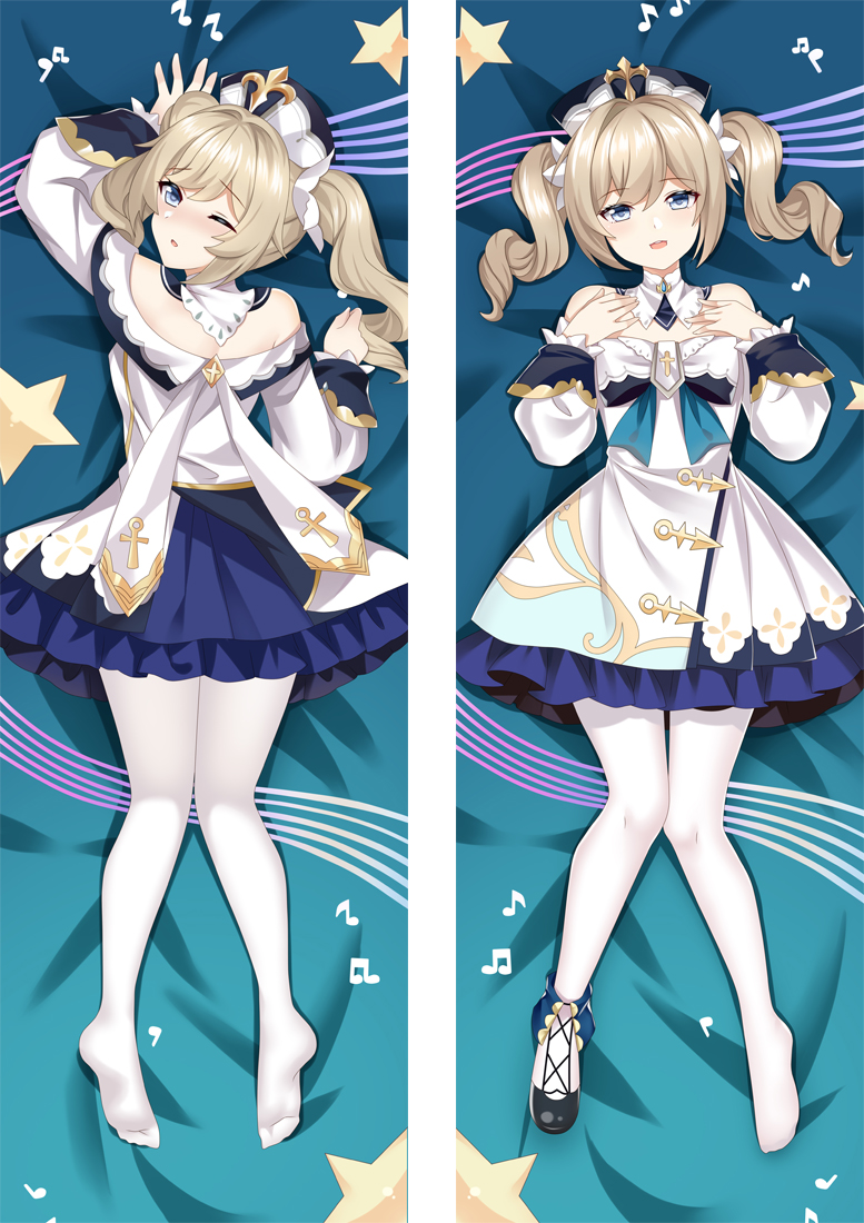 Genshin Impact Barbara Anime Dakimakura Japanese Hugging Body PillowCases