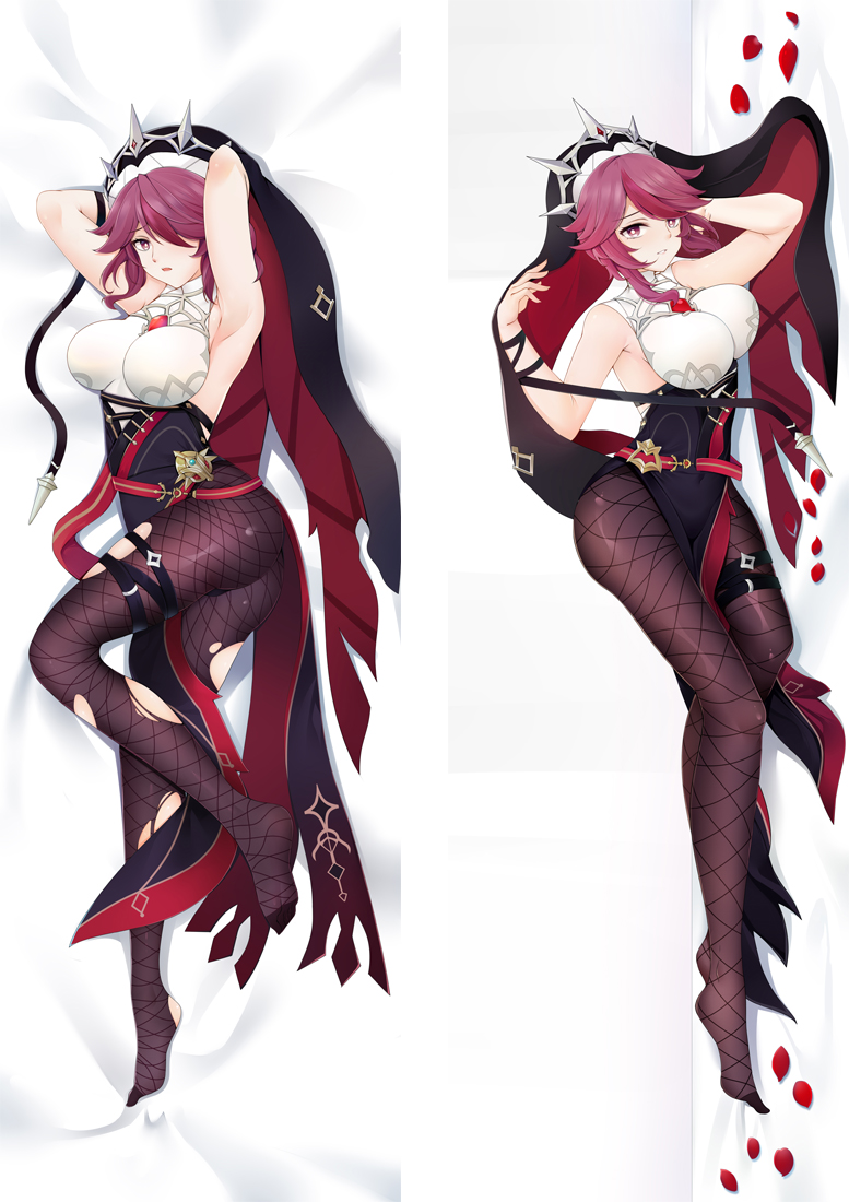 Genshin Impact Rosaria Anime Dakimakura Japanese Hugging Body PillowCover