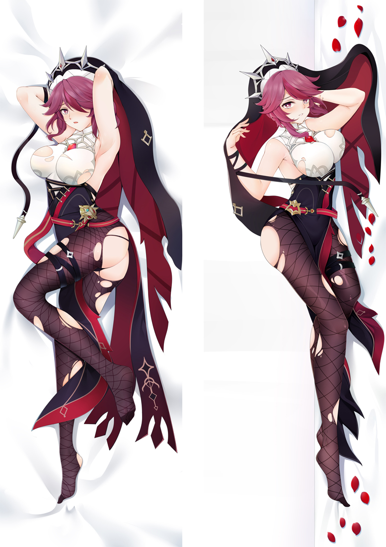 Genshin Impact Rosaria Anime Dakimakura Japanese Hugging Body PillowCover