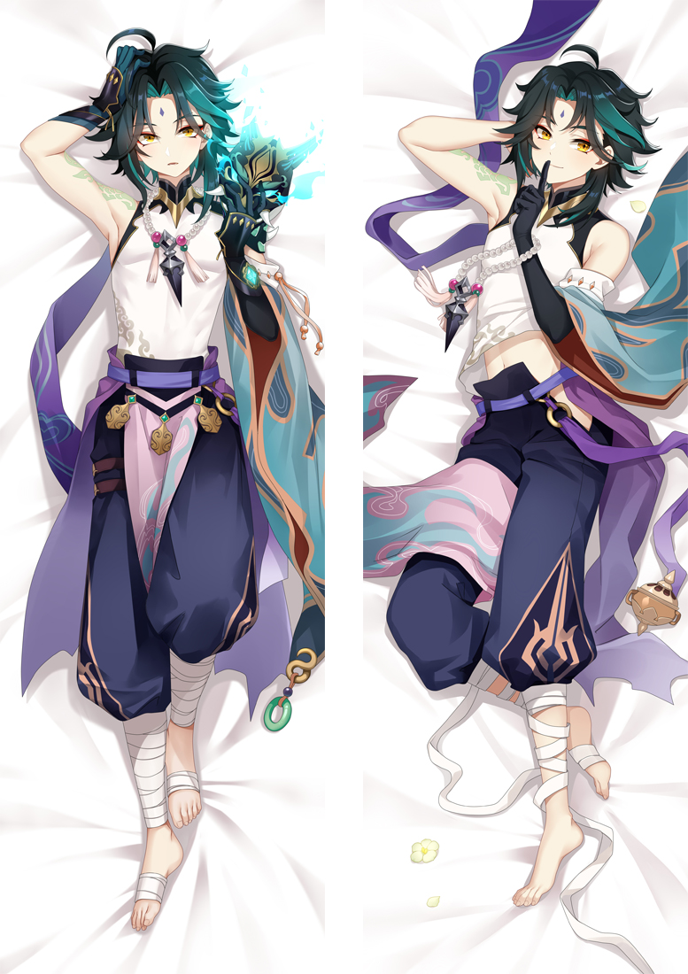 Genshin Impact Xiao Anime Dakimakura Japanese Hugging Body PillowCover