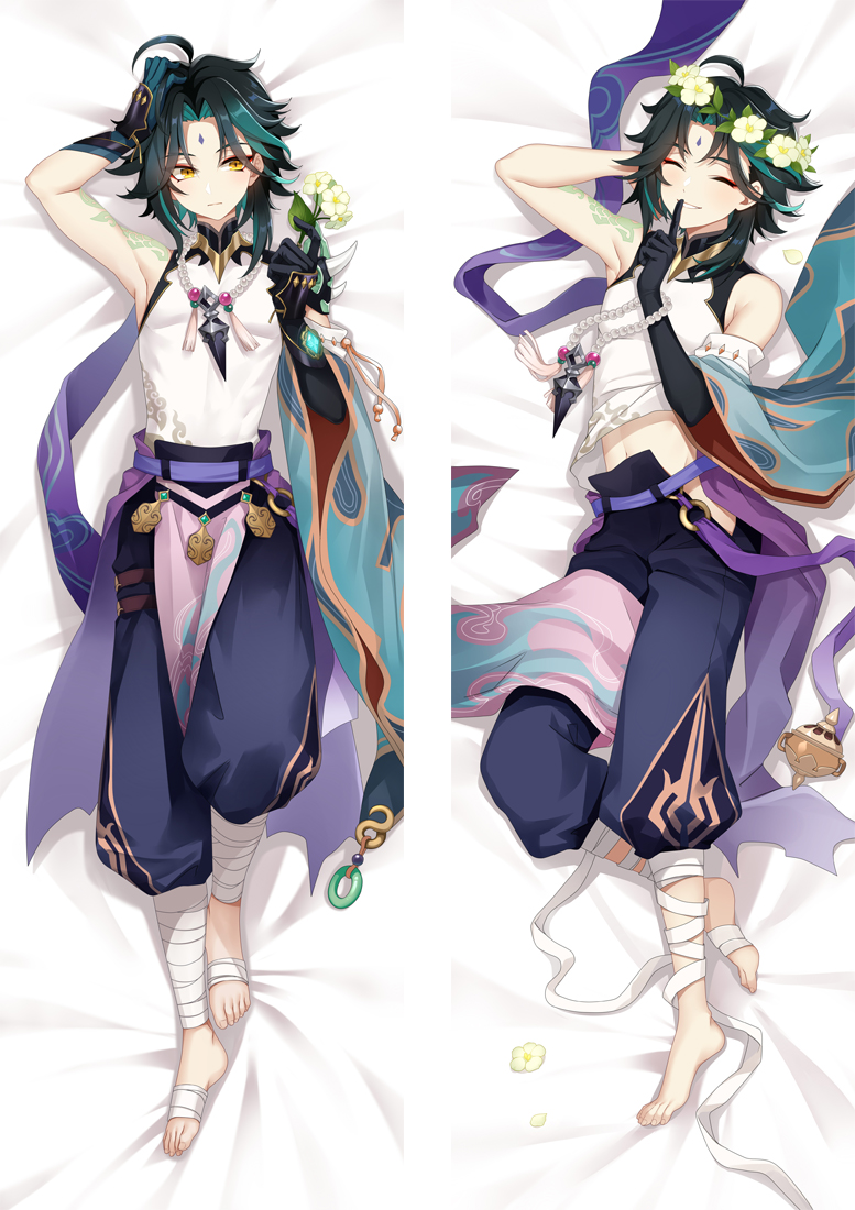 Genshin Impact Xiao Anime Dakimakura Japanese Hugging Body PillowCover