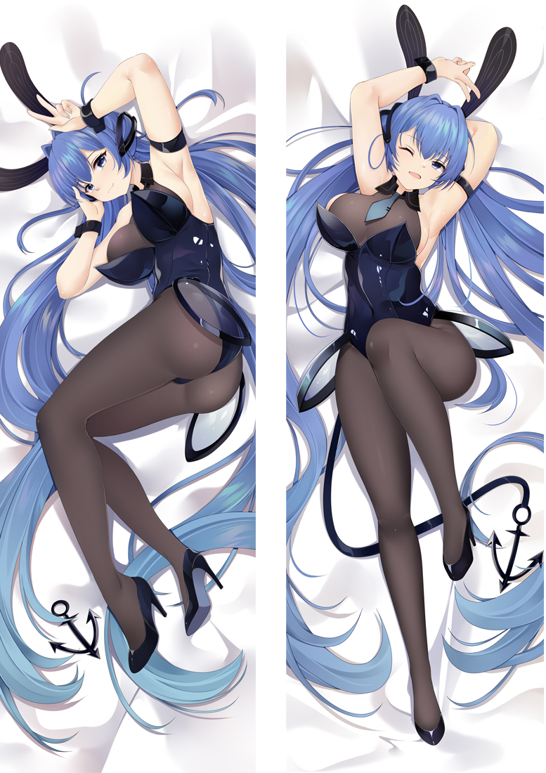 Azur Lane USS NEW JERSEY Big J Black Dragon Anime Dakimakura Japanese Hugging Body PillowCover