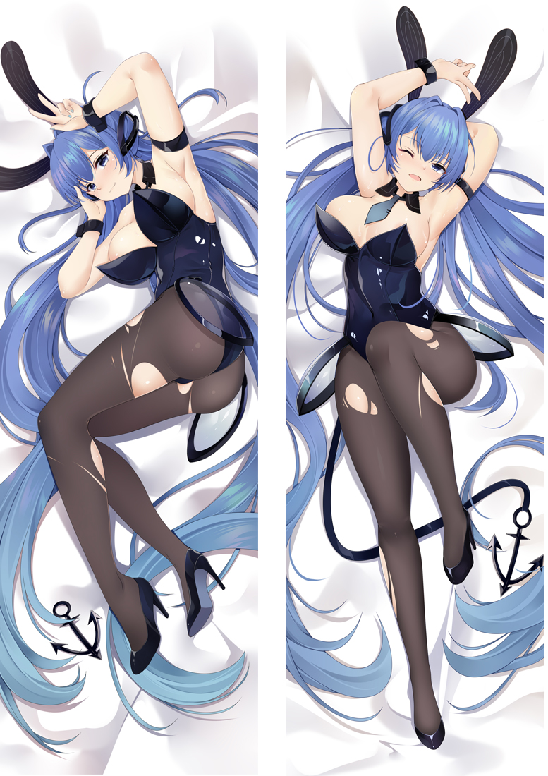 Azur Lane USS NEW JERSEY Big J Black Dragon Anime Dakimakura Japanese Hugging Body PillowCover