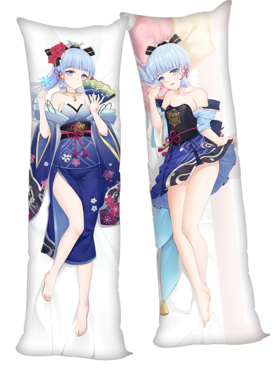 Genshin Impact Kamisato Ayaka Anime Dakimakura 3d Pillow Japanese Lover Pillow