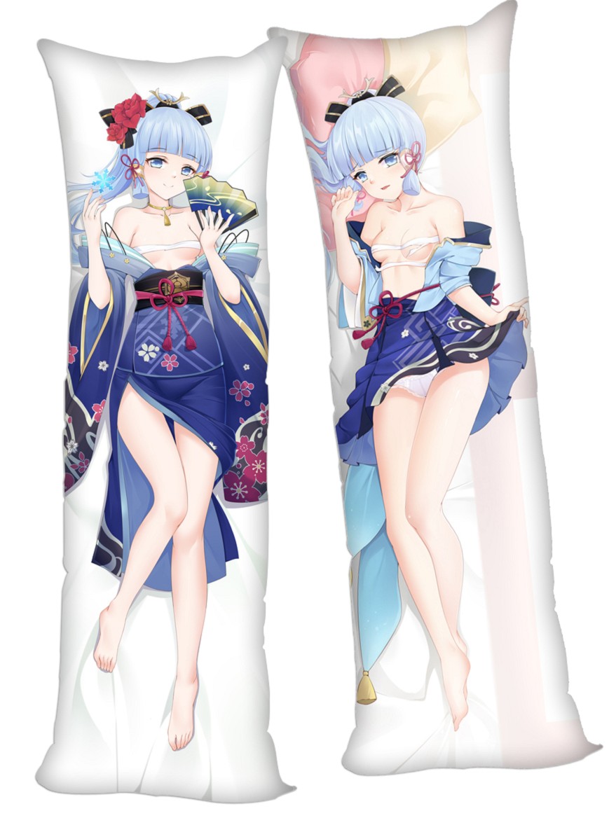 Genshin Impact Kamisato Ayaka Anime Dakimakura 3d Pillow Japanese Lover Pillow