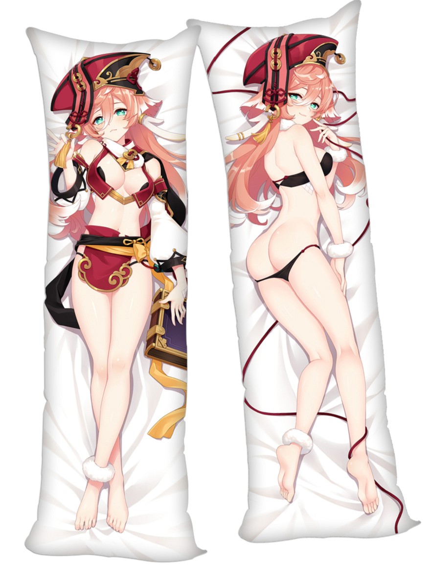 Genshin Impact Yanfei Anime Dakimakura 3d Pillow Japanese Lover Pillow