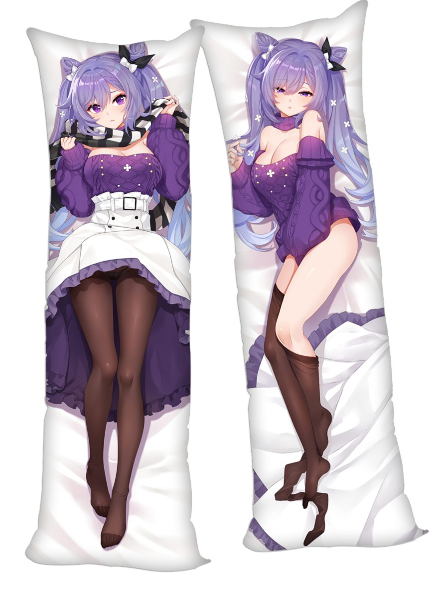 Genshin Impact Keqing Anime Dakimakura 3d Pillow Japanese Lover Pillow