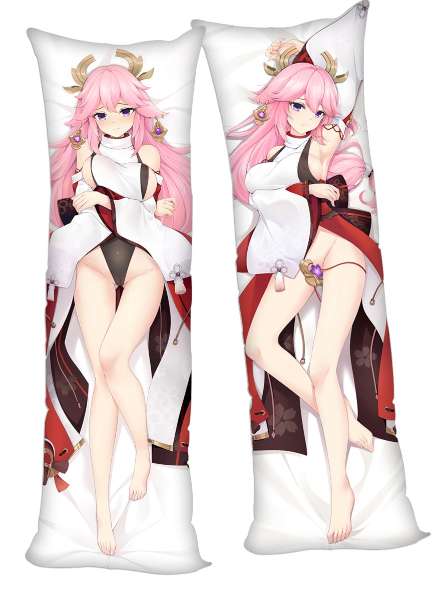 Genshin Impact Yae Miko Anime Dakimakura 3d Pillow Japanese Lover Pillow