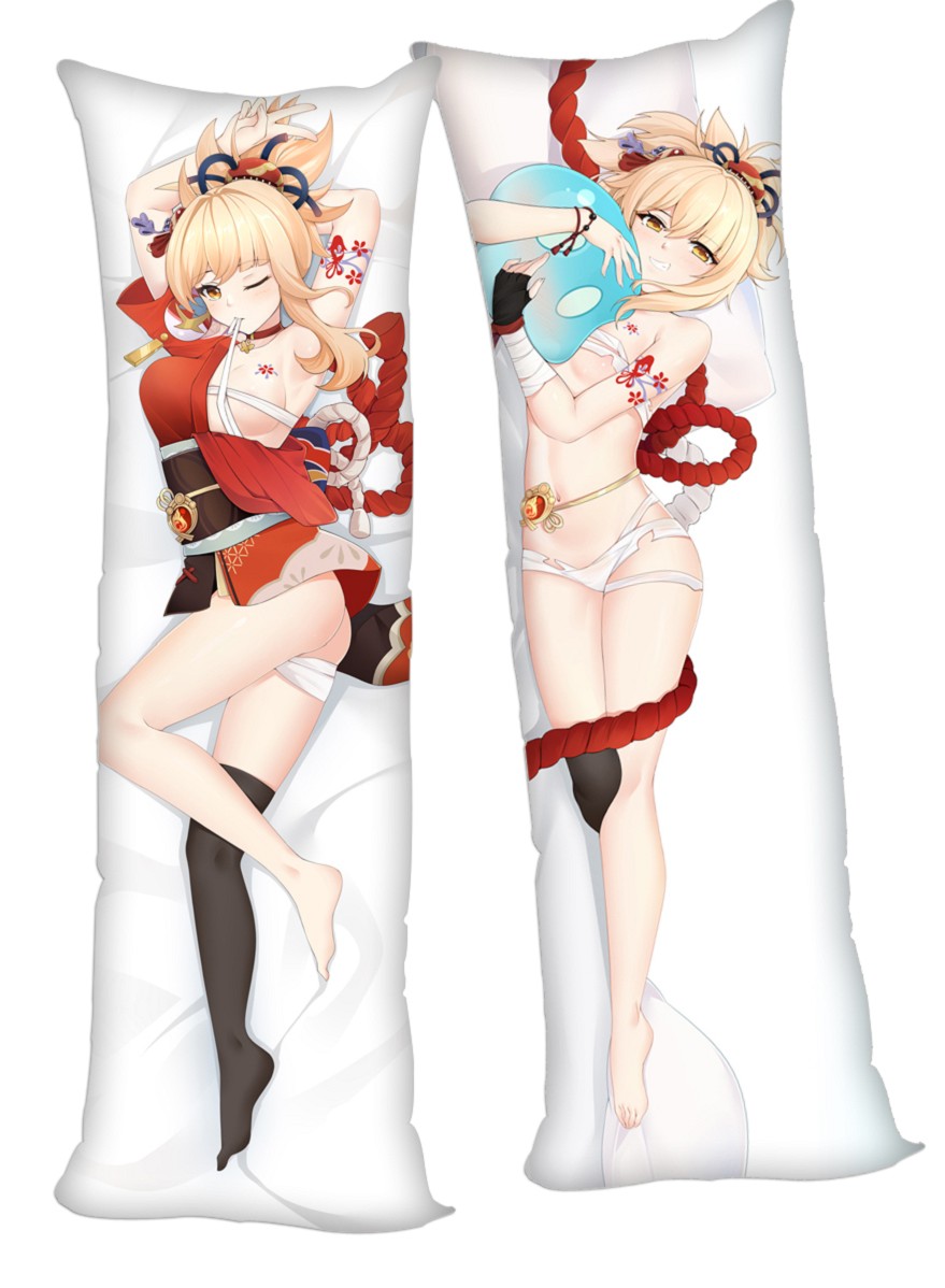 Genshin Impact YOIMIYA Anime Dakimakura 3d Pillow Japanese Lover Pillow