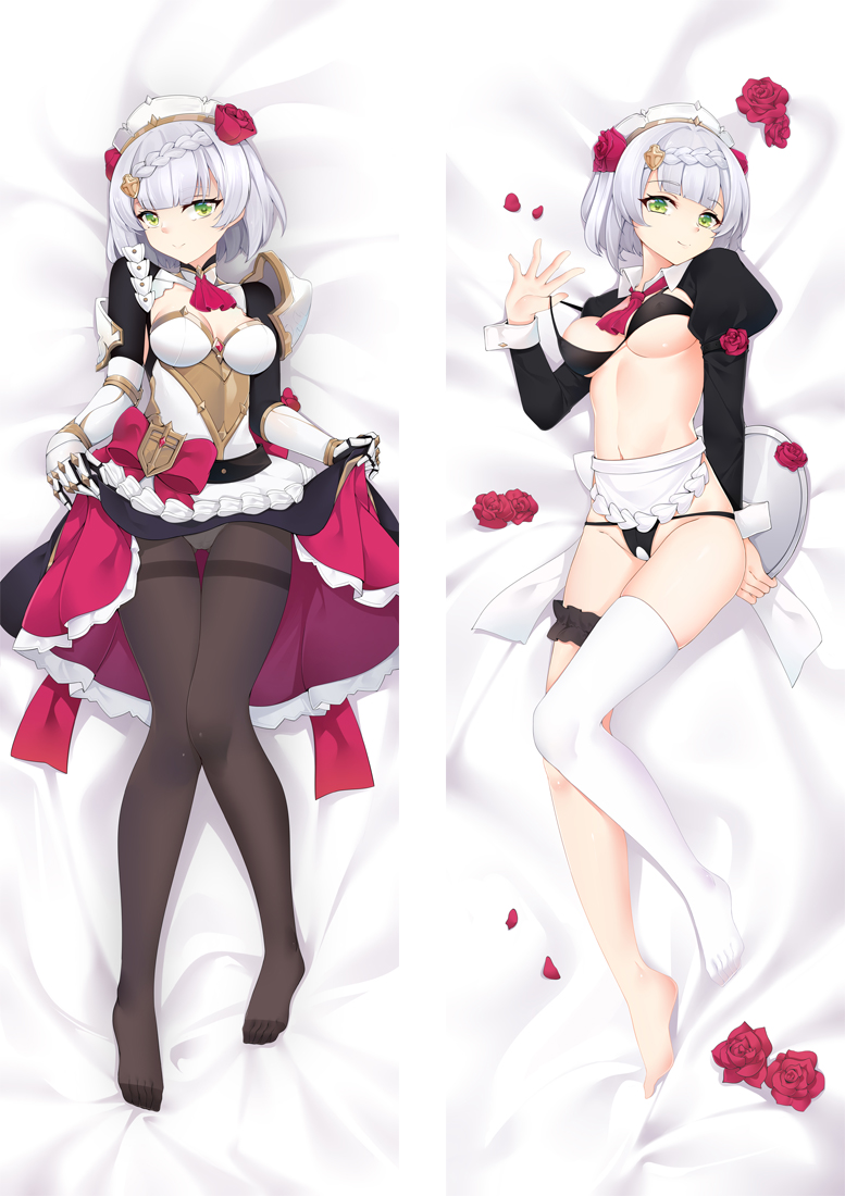 Genshin Impact Noelle Anime Dakimakura 3d Pillow Japanese Lover Pillow