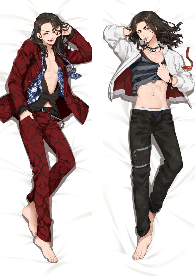 Tokyo Revengers Baji Keisuke Anime Dakimakura 3d Pillow Japanese Lover Pillow