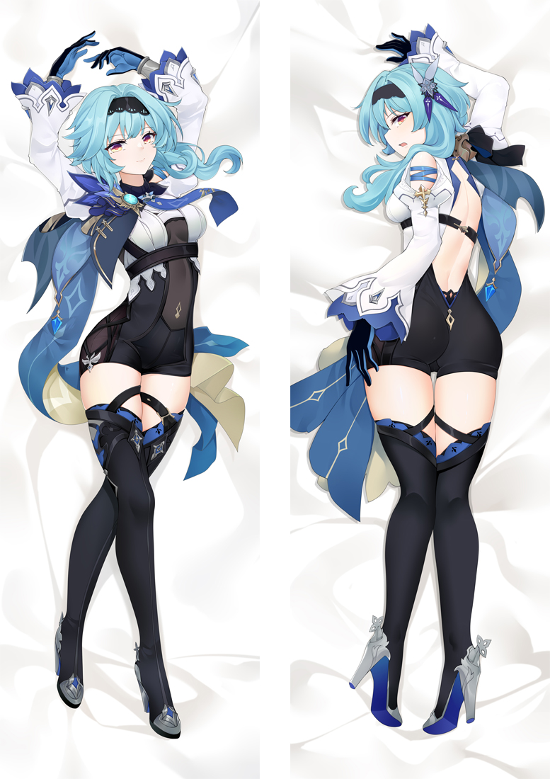 Genshin Impact Eula Anime Dakimakura 3d Pillow Japanese Lover Pillow