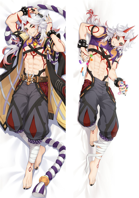 Genshin Impact Arataki Itto Anime Dakimakura Pillow 3D Japanese Lover Pillow