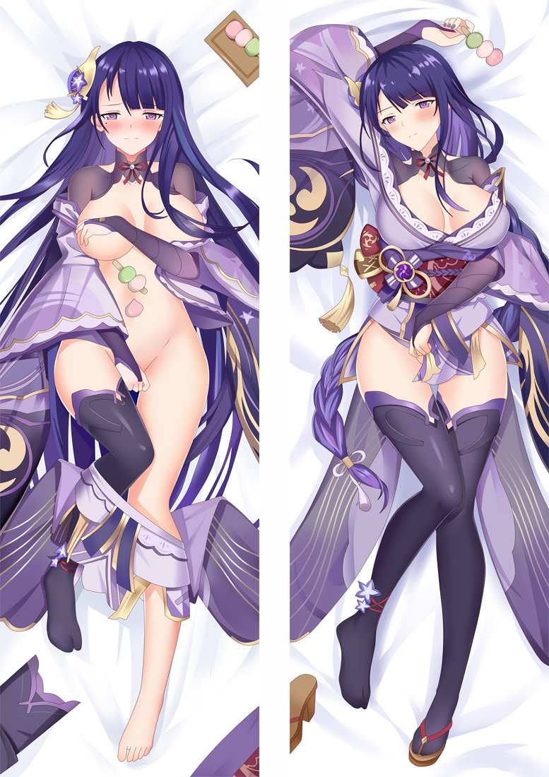 Genshin Impact Raiden Shogun Baal Anime Dakimakura 3d Pillow Japanese Lover Pillow