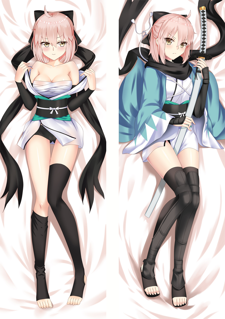 FateGrand Order FGO Okita Soji Anime Dakimakura 3d Pillow Japanese Lover Pillow