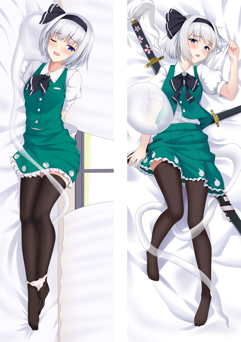 Touhou Project Konpaku Youmu Anime Dakimakura 3d Pillow Japanese Lover Pillow