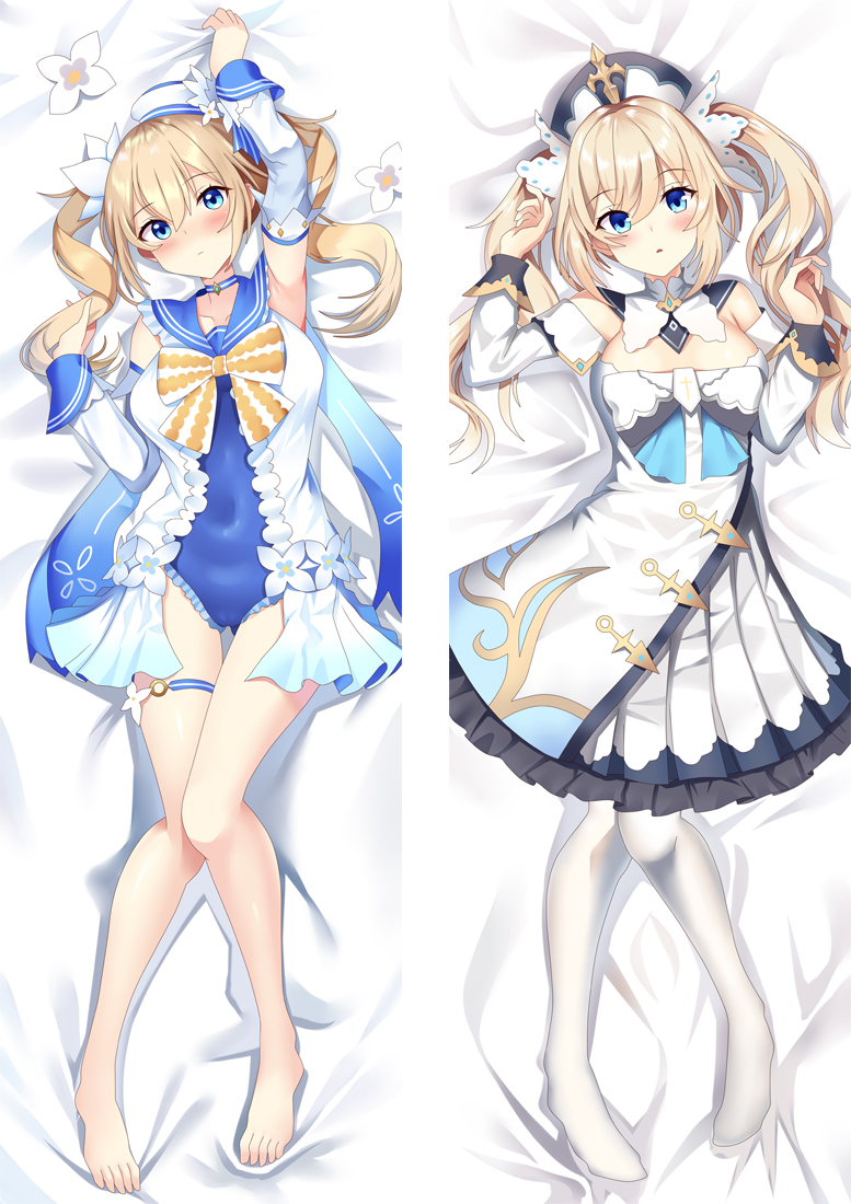 Barbara Genshin Impact Anime Dakimakura 3d Pillow Japanese Lover Pillow