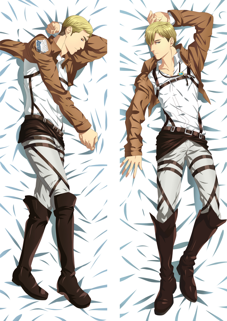 Attack on Titan Erwin Smith Anime Dakimakura Pillow 3D Japanese Lover Pillow