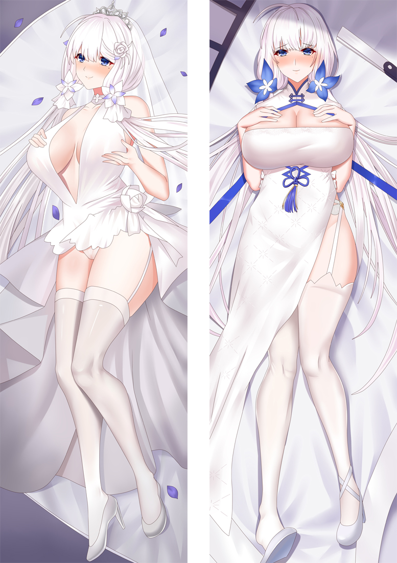 Azur Lane Royal Navy Illustrious Anime Dakimakura Pillow 3D Japanese Lover Pillow