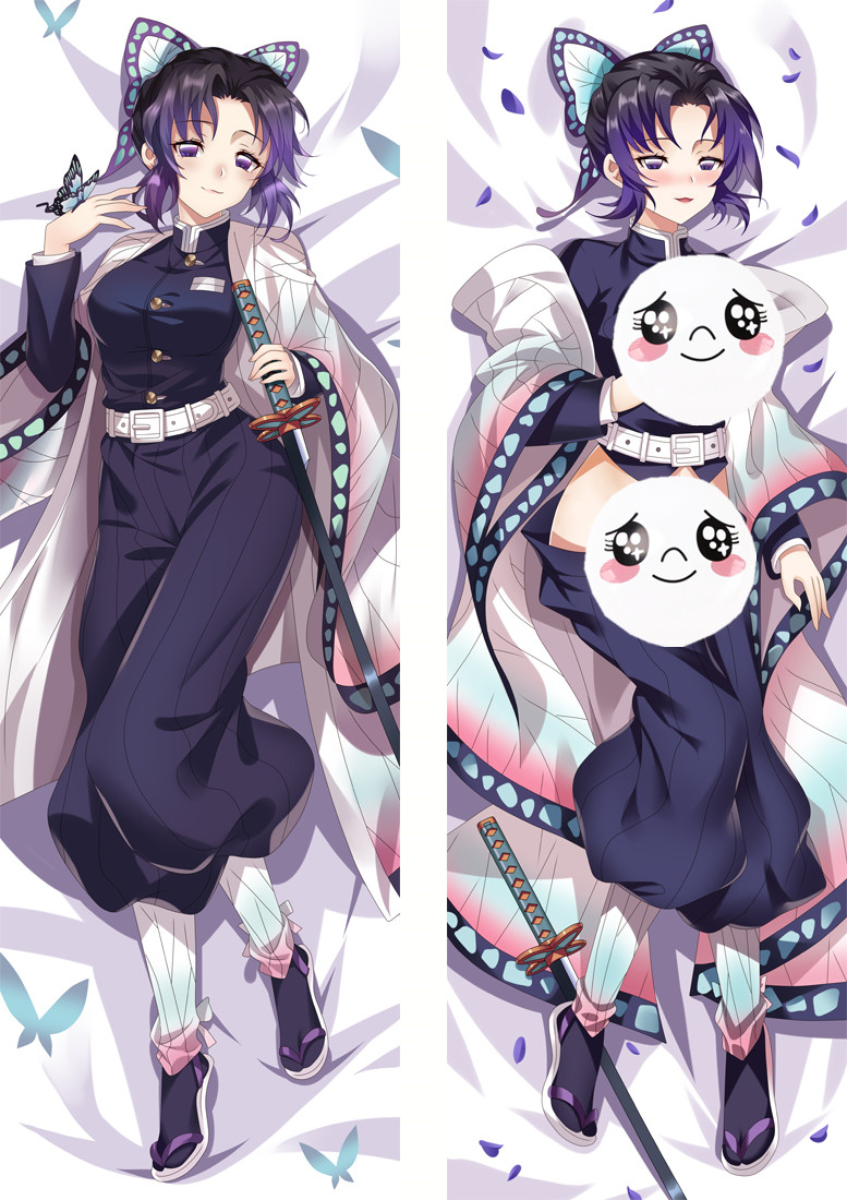 Demon Slayer Kimetsu no Yaiba Kochou Shinobu Anime Dakimakura Pillow 3D Japanese Lover Pillow