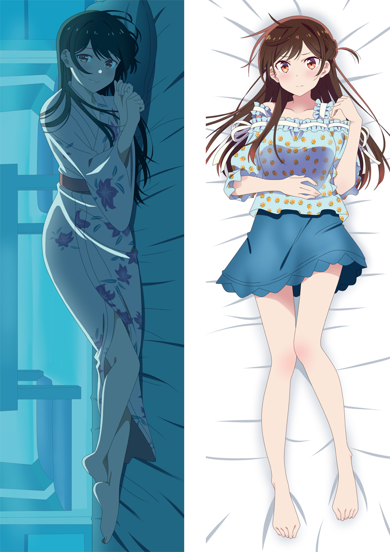 Kanojo, Okarishimasu Ichinose Chizuru Anime Dakimakura Pillow Japanese Hugging Body Pillowcase