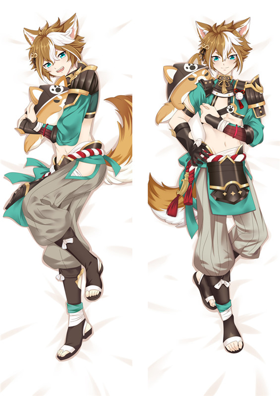 Genshin Impact Gorou Anime Dakimakura Pillow 3D Japanese Lover Pillow