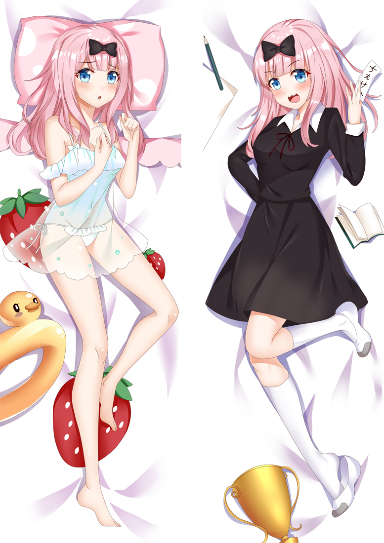 Kaguya sama Love Is War Fukuya Shika Anime Dakimakura Pillow Japanese Hugging Body Pillowcase