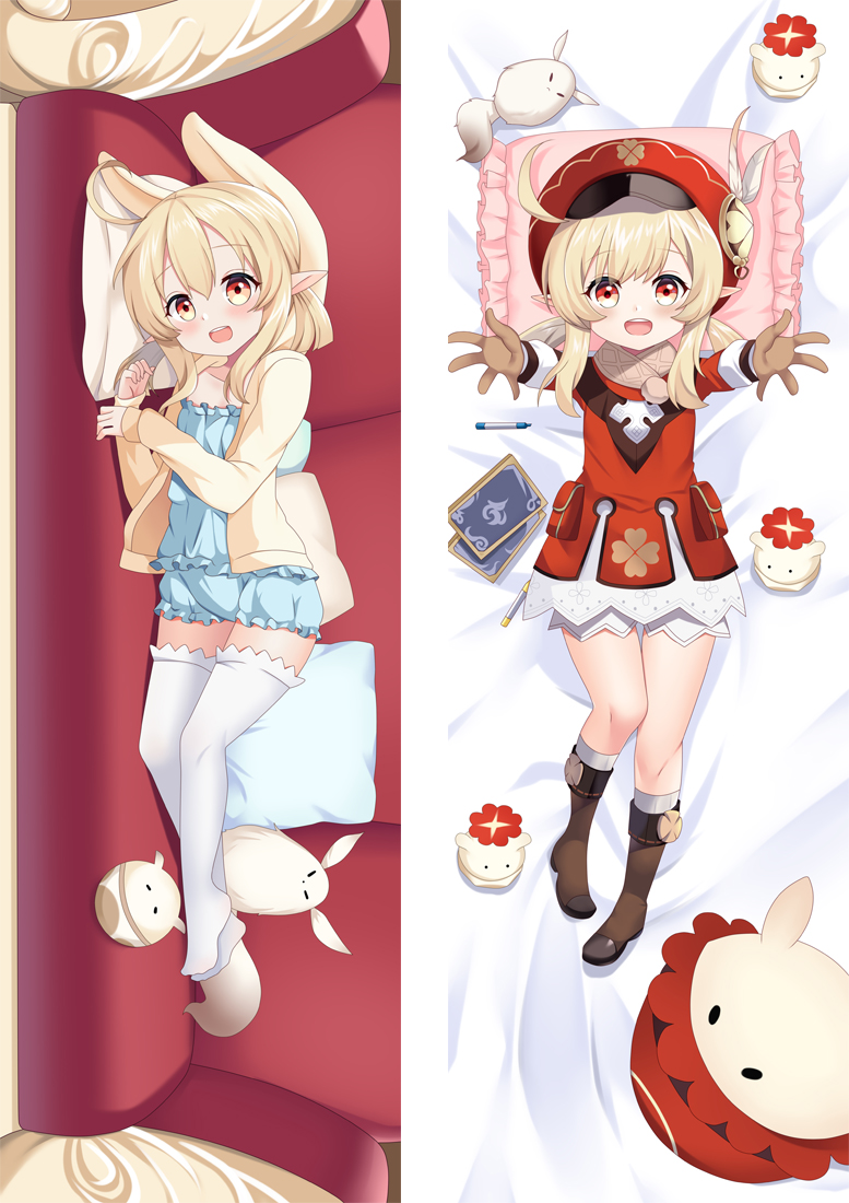 Genshin Impact Button Anime Dakimakura Japanese Hugging Body Pillowcases