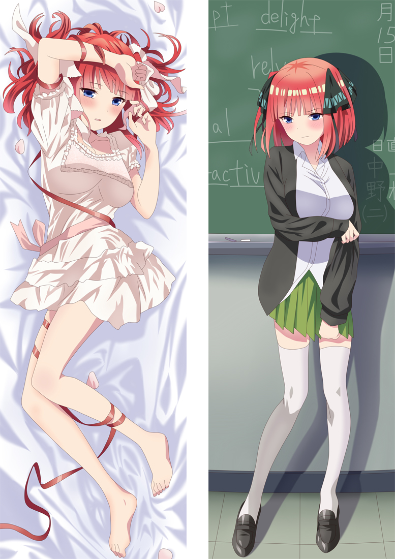 The Quintessential Quintuplets Nino Nakano Anime Dakimakura Japanese Hugging Body PillowCover