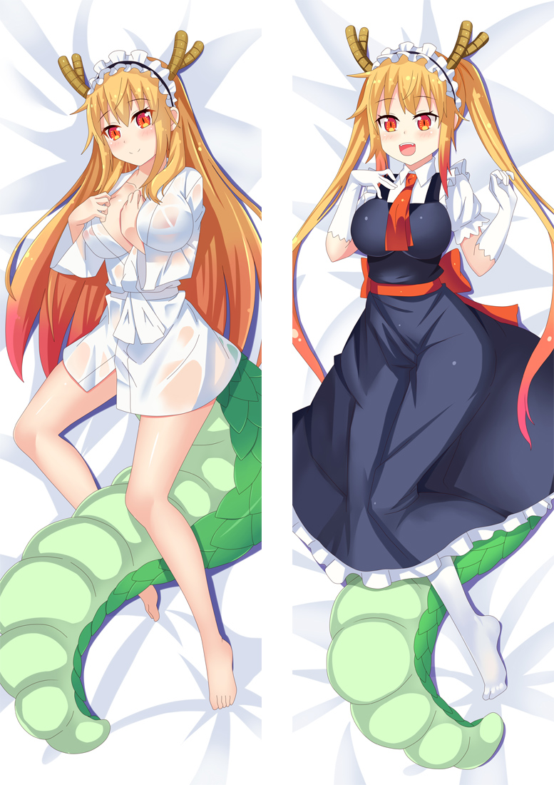 Tohru Miss Kobayashi\'s Dragon Maid Anime Dakimakura Japanese Hugging Body PillowCover