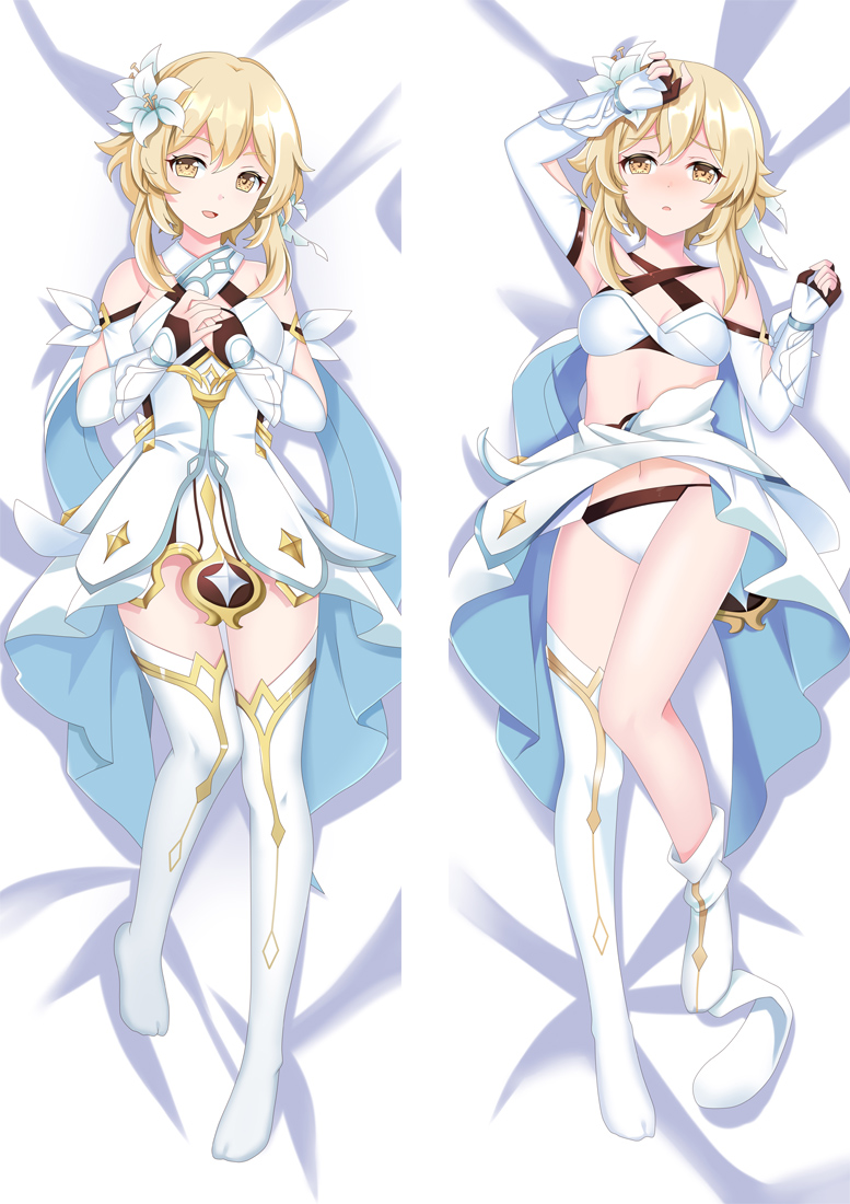 Lumine Genshin Impact Anime Dakimakura Japanese Hugging Body PillowCover