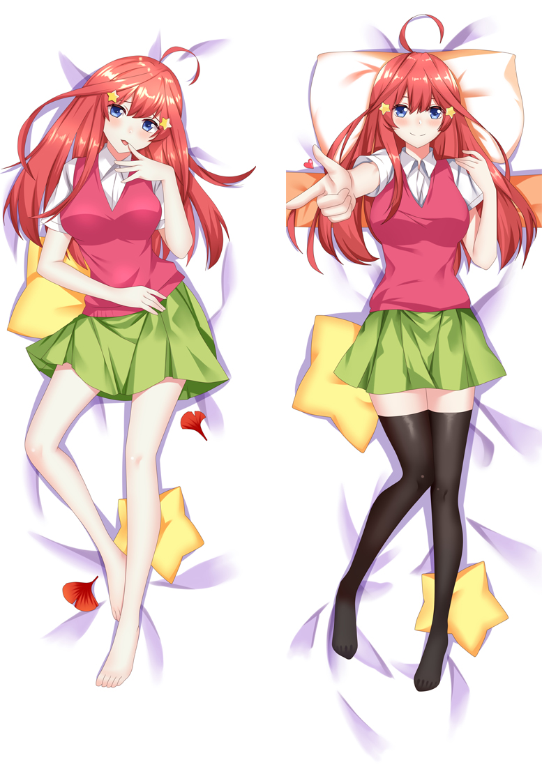 The Quintessential Quintuplets Nakano Itsuki Anime Dakimakura Japanese Hugging Body PillowCover