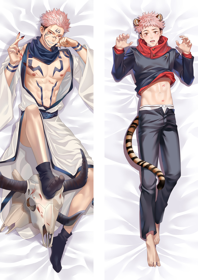 Jujutsu Kaisen Itadori Yuji Anime Dakimakura Japanese Hugging Body PillowCover