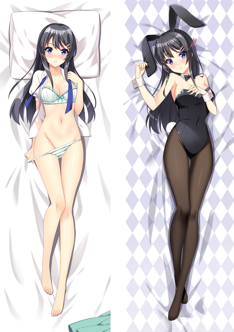 Rascal Does Not Dream of Bunny Girl Senpai Anime Dakimakura Japanese Hugging Body PillowCover