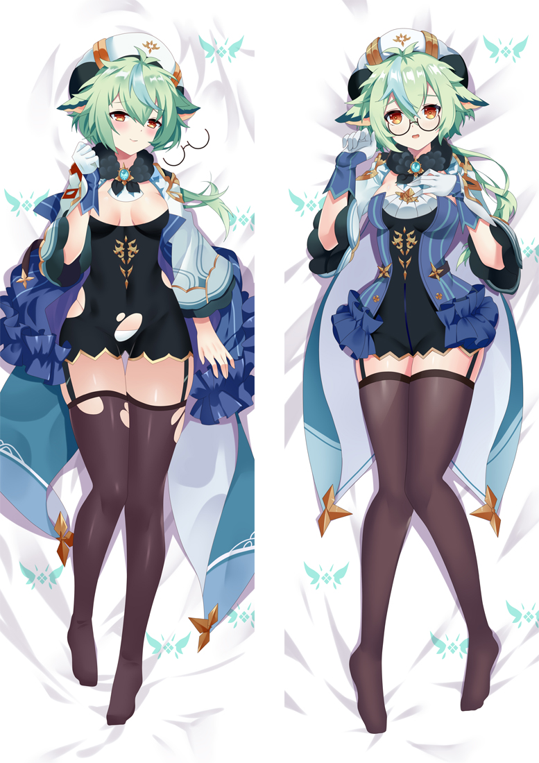 Genshin Impact Sucrose Anime Dakimakura Japanese Hugging Body PillowCover