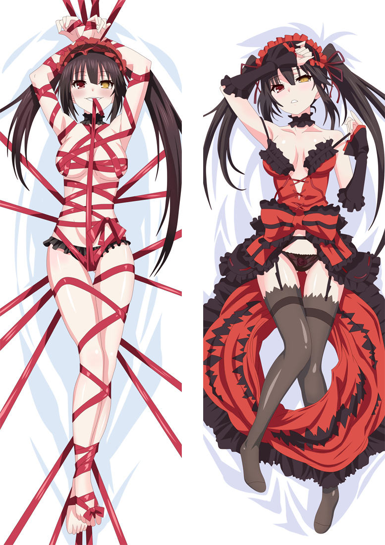 Date A Live Tokisaki Kurumi Nightmare Anime Dakimakura Japanese Hugging Body PillowCover