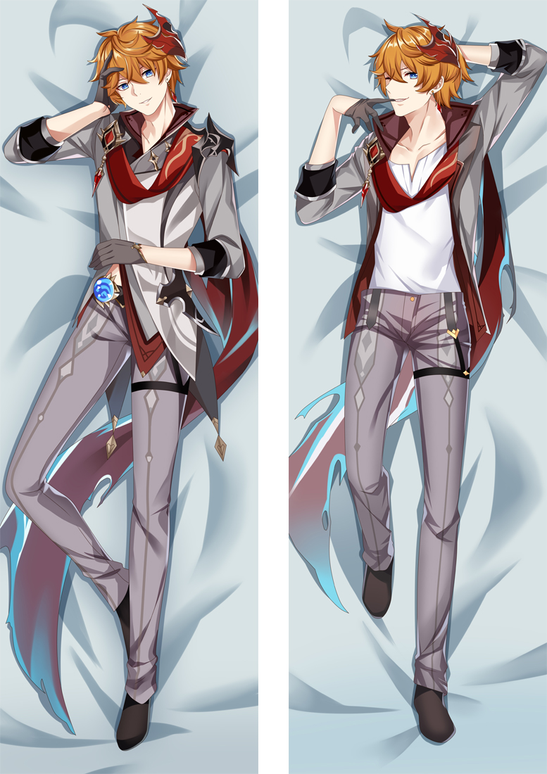 Genshin Impact Tartaglia Anime Dakimakura Japanese Hugging Body PillowCover