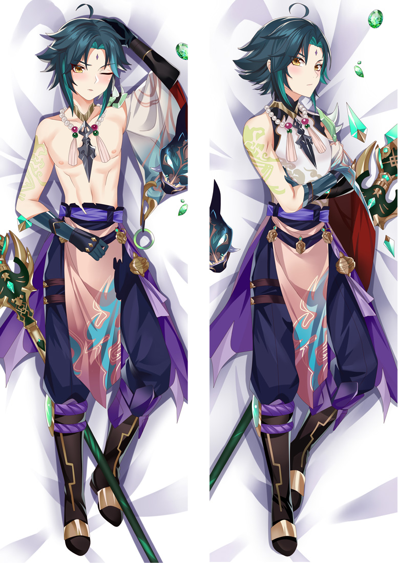 Genshin Impact Xiao Dakimakura 3d pillow japanese anime pillowcases