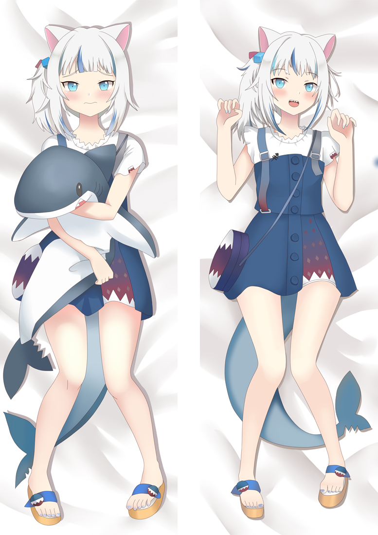 Virtual Youtuber Gawr Gura Dakimakura 3d pillow japanese anime pillowcases