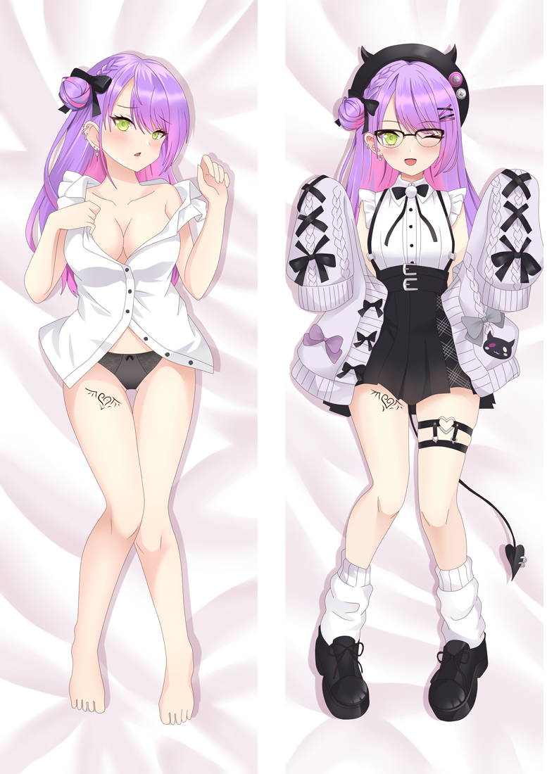 Virtual Youtuber Tokoyami Towa Anime Dakimakura Japanese Hugging Body PillowCover