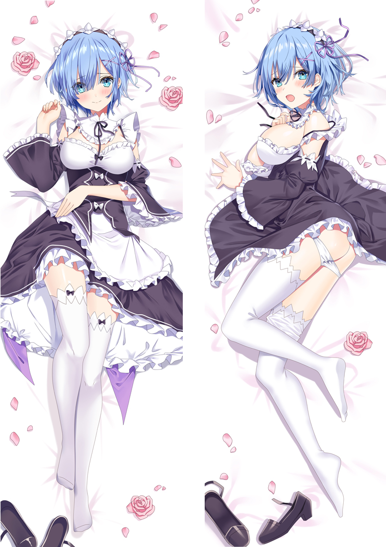 ReZero Rem Anime Dakimakura Japanese Hugging Body PillowCover