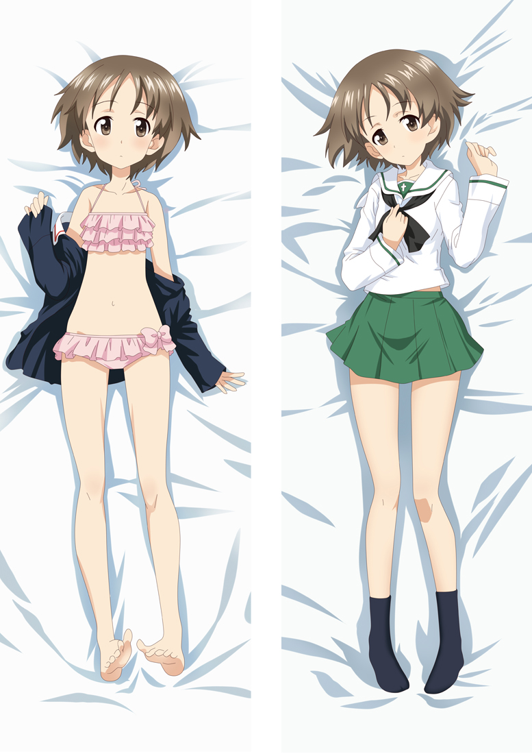 Girls und Panzer Maruyama Saki Anime Dakimakura Japanese Hugging Body PillowCover
