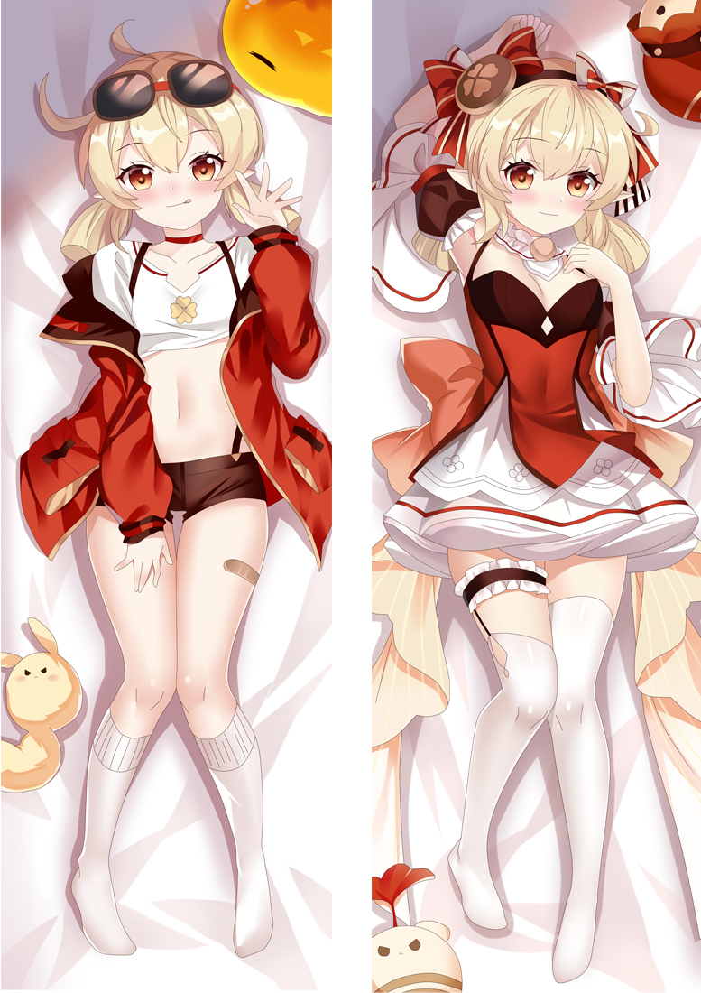 Genshin Impact Klee Anime Dakimakura Japanese Hugging Body PillowCover