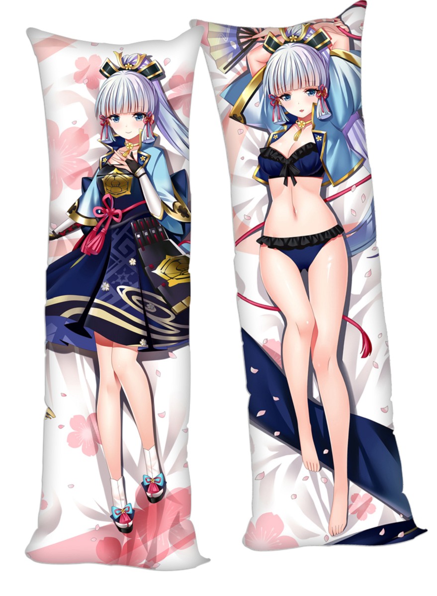 Genshin Impact Kamisato Ayaka Anime Dakimakura 3d Pillow Japanese Lover Pillow