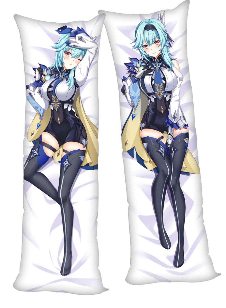 Genshin Impact Eula Anime Dakimakura 3d Pillow Japanese Lover Pillow