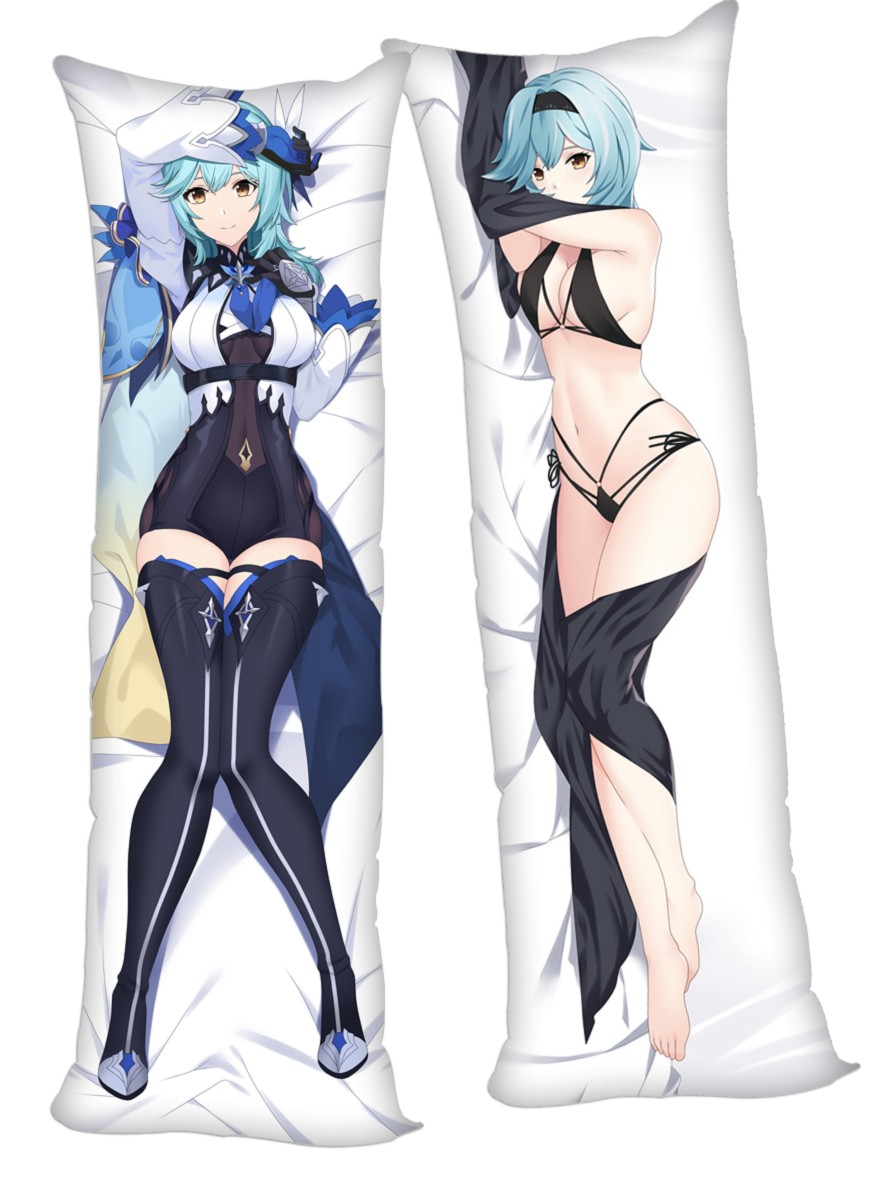 Genshin Impact Eula Anime Dakimakura 3d Pillow Japanese Lover Pillow