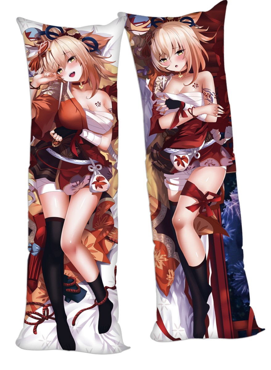 Genshin Impact YOIMIYA Anime Dakimakura 3d Pillow Japanese Lover Pillow