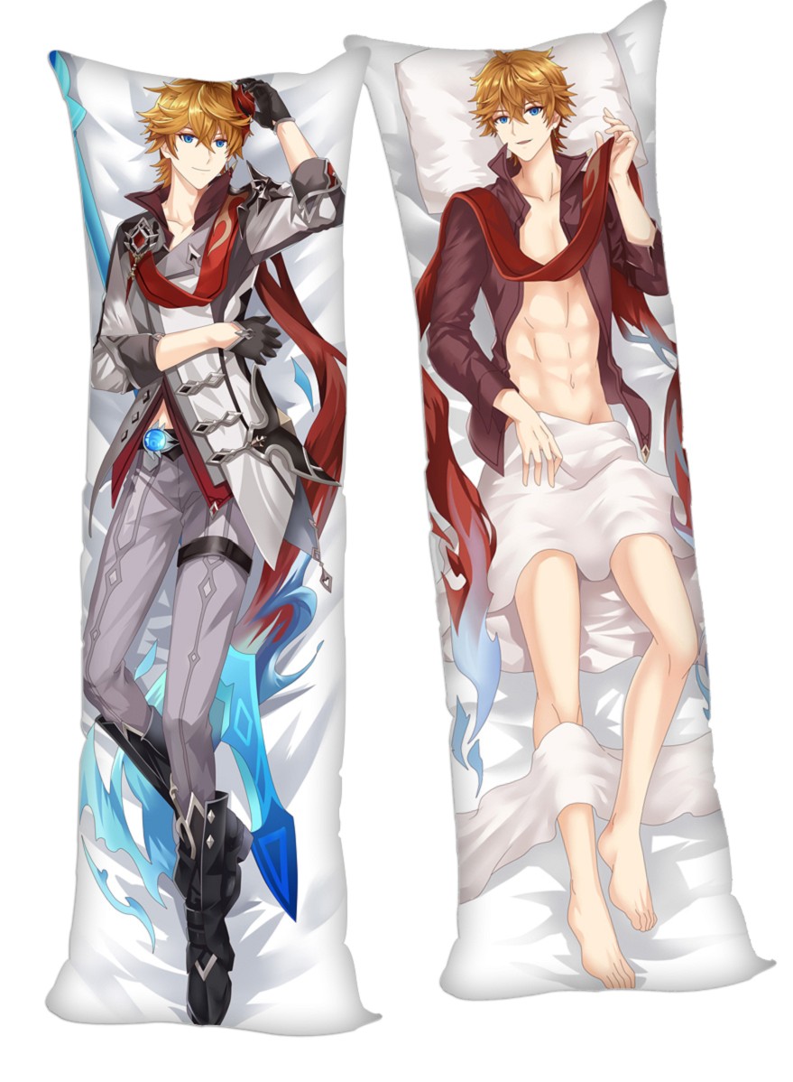 Genshin Impact Tartaglia Anime Dakimakura 3d Pillow Japanese Lover Pillow