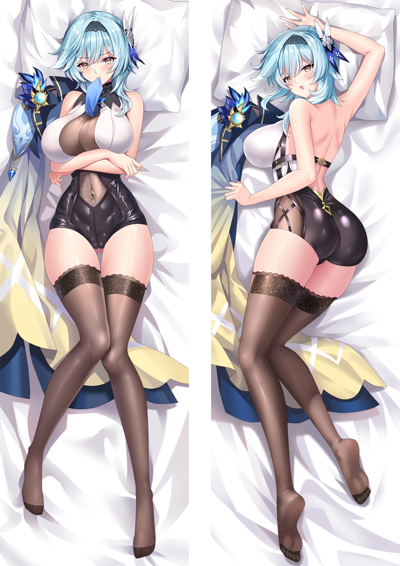 Genshin Impact Eula Anime Dakimakura 3d Pillow Japanese Lover Pillow