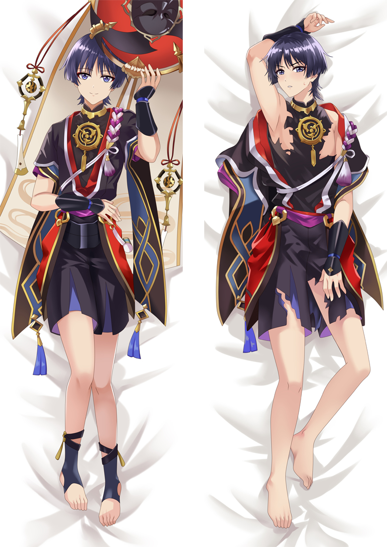 Genshin Impact Scaramouch Anime Dakimakura 3d Pillow Japanese Lover Pillow